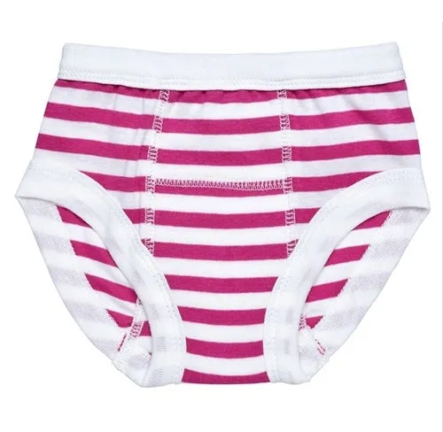 Under The Nile Organic Cotton Training Pant - Fuchsia White Stripe