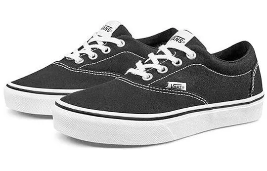 Vans Doheny Platform VN0A3MVZ187 Women's Black White Canvas Skate Shoes 6 KHO98