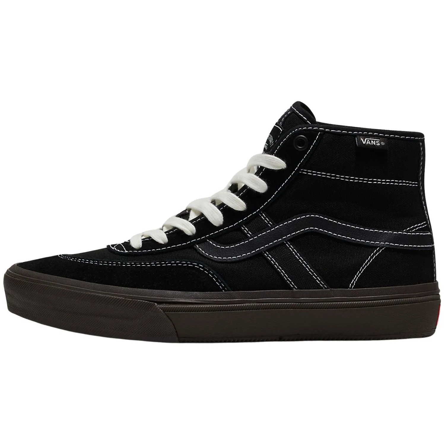 Vans Skate Crockett High Black/Chocolate Shoes - Men's