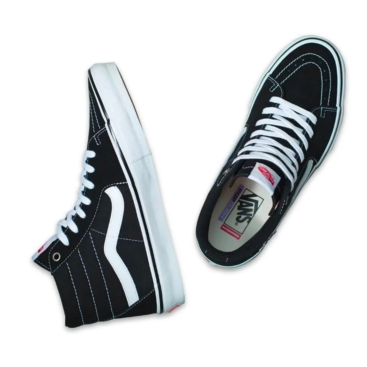 Vans - Skate Sk8 Hi Shoes Black/White