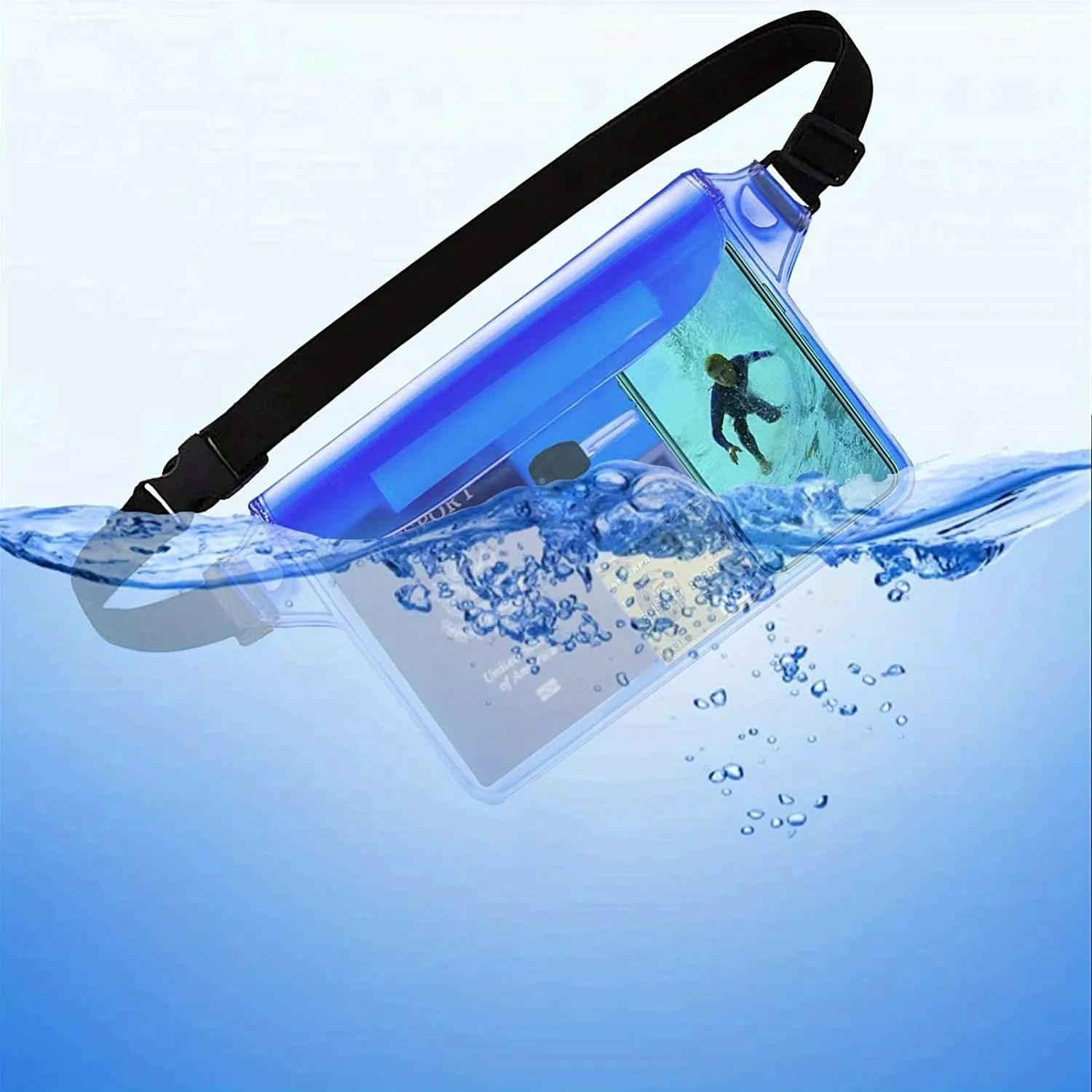 Waterproof Waist Pouch with Strap Stay Dry on Water Adventures