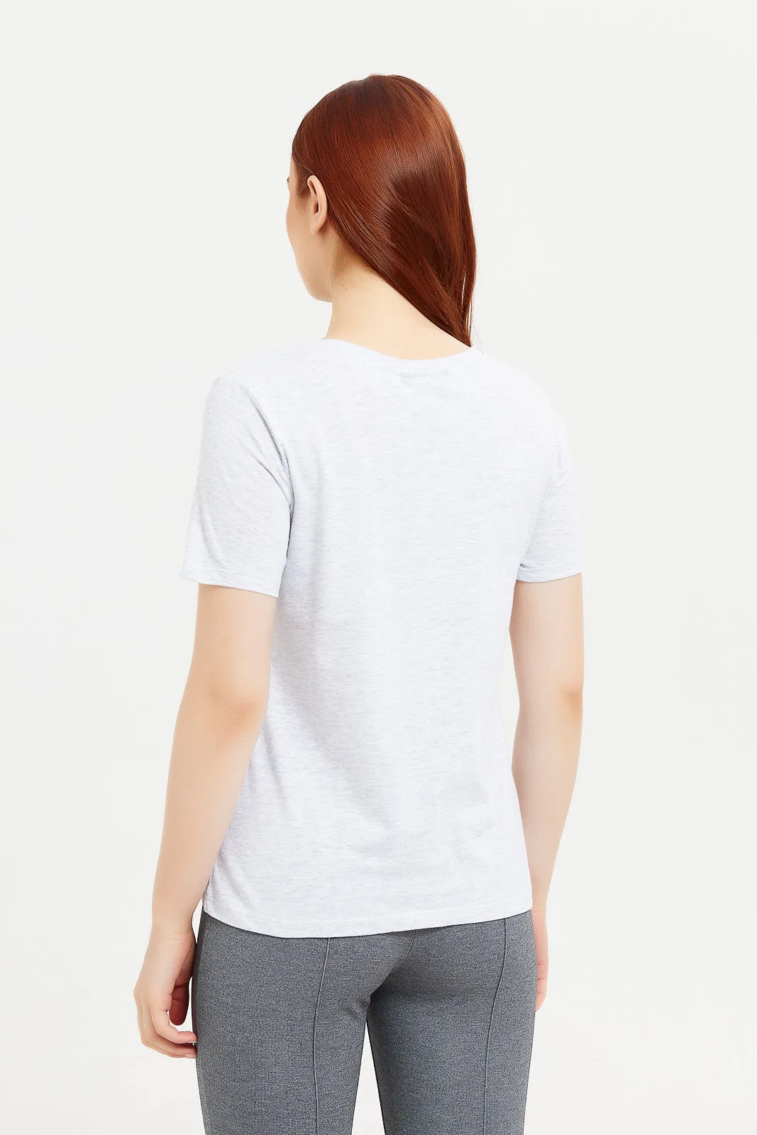 Women Grey Berkeley Printed T-Shirt