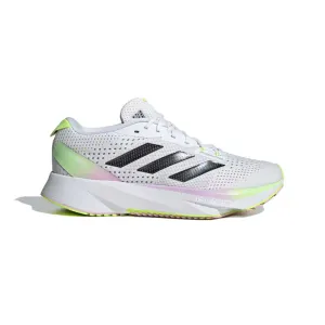 Women's Adizero Boston 12 Running Shoe - Footwear white/Core Black/Bliss lilac - Regular (B)