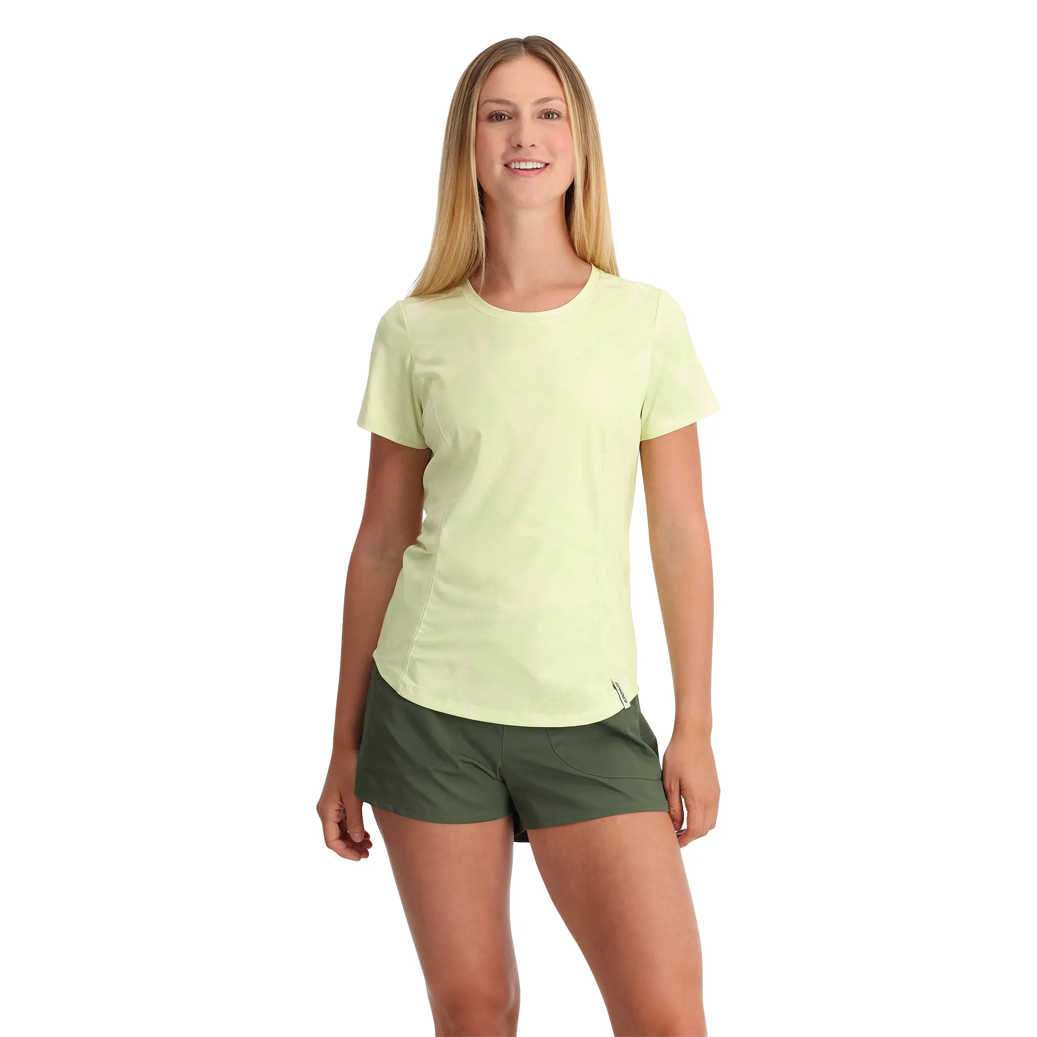 Womens Arc Short Sleeve Tech Tee - Spearmint