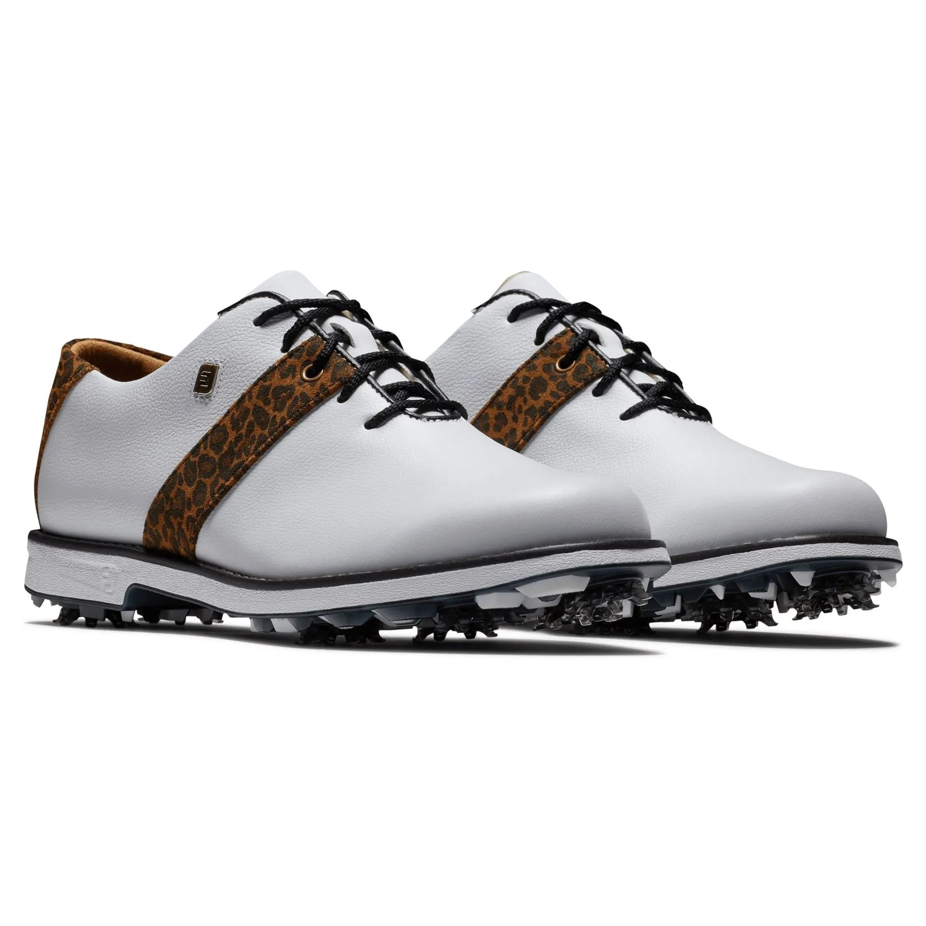 Womens Premiere Saddle DJ Golf Shoes White/Multi/White - SS23