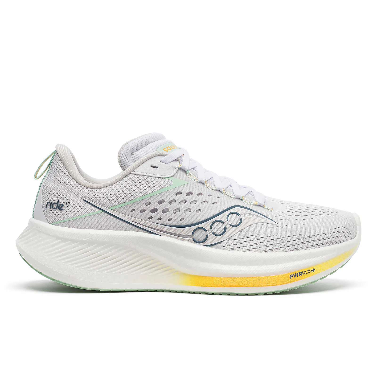 WOMEN'S RIDE 17 - B - 250 WHITE/PEEL