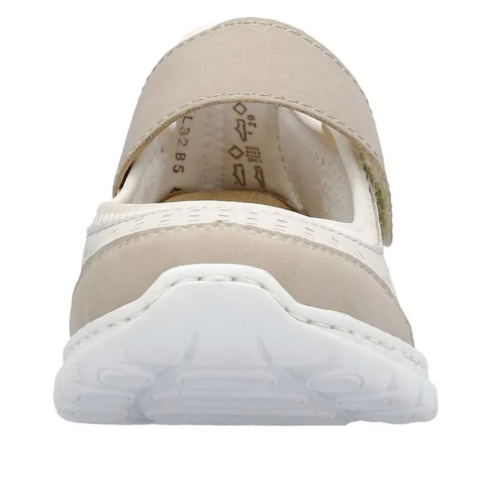 Womens Rieker Nikita MJ in Ginger/Off White/Aprikot