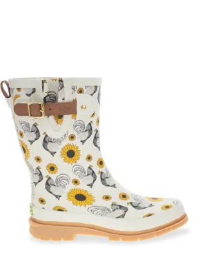 Women's Rooster Rise Mid Rain Boot - Cream